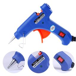Oimg 20w pistola de cola quente mini pistolas industriais domésticas temperatura de calor ferramenta de reparo termoelétrico uso varas de cola de 7mm - Image 2