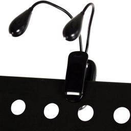 Dual Braço Luzes de Leitura para Livros na Cama, Música Stand Light, Clip on LED, Livro Luzes, 360 Graus Clip Ajustável, 2Pcs - Image 3