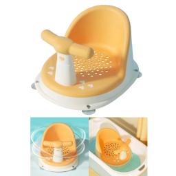 Cadeira banho para meninos meninas, assento banho para crianças, assento banheira vazado, banco portátil chuveiro - Image 6