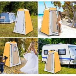 Portable Privacy Shower Tent, Exterior, Impermeável, Vestirio, Abrigo para Camping, Caminhadas, Praia, Vaso sanitário, Banheiro - Image 4