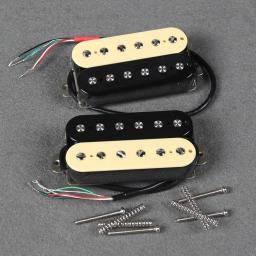 Fleor 2 peças de captador humbucker de guitarra elétrica de cerâmica captadores de ponte de pescoço peças de guitarra de 4 fios - Image 3
