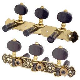 Guitarra clássica Cabeças de máquina, afinação Pegs, chave, ouro, afinadores, chaves, peças, acessórios, 3L - Image 6