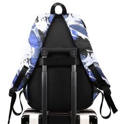 Mochilas de impressão de futebol com saco peito para adolescentes, Mochila de grande capacidade para estudante do ensino médio, Mochilas legais, 2pcs por conjunto - Image 3