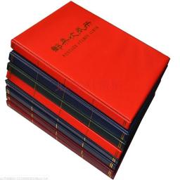 Álbum Timbre 20 páginas 500 unidades Coleção de alta qualidade Álbum de selos postais de 12 polegadas - Image 3