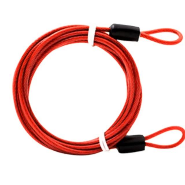 Cabo de Aço Anti-Roubo para Bicicleta - Bloqueio Portátil de 0,5m para Ciclismo e Acessórios Outdoor