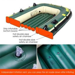 PVC Inflável Caiaque Canoa, Remo Air Boat, Pesca à deriva e barco de mergulho, adequado para duas pessoas, 2 ou 3 pessoas - Image 4