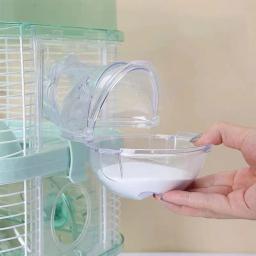 Multi-função Respirável Spherical Hamster WC, Sauna Room, Banho Sandbox, Pet Supplies - Image 4