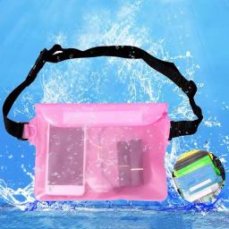 Bolsa cintura impermeável com Touch Screen, bolsa de praia leve, ajustável para caiaque - Image 3