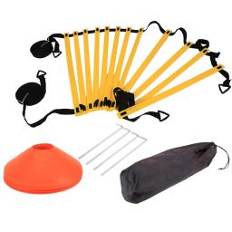 Esportes ao ar livre Prop Agile Ladder, futebol, basquete, ritmo, velocidade de equilíbrio, corda de treinamento, obstáculos para crianças, 42cm - Image 4