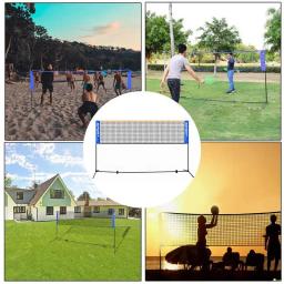 Rede De Esportes De Rede De Tênis De Badminton Portátil Para Treinamento De Futebol De Tênis Pickleball - Image 5