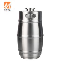 Barril de aço de 5 litros de alta qualidade para a cremalheira do vinho da cerveja mini barril de cerveja - Image 3