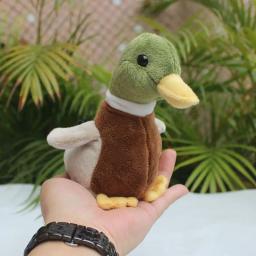 Simulado Brinquedo de Pelúcia Animal, Cabeça Verde, Pato, Caça Decoração, Natureza Selvagem, Boneca De Pelúcia, Modelo de Bolsa, Chaveiro, Corrente, Menina, Presente Menino - Image 1