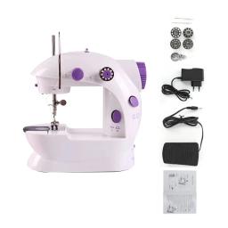 Mini máquina de costura doméstica, máquina de costura portátil com cortador de luz, pedal portátil, luz noturna, 202 - Image 2