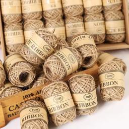 Raffia Fio Nylon Cordas, Macramé Corda Suprimentos, Juta Rolo, Artesanato Suprimentos, Cord Artesanato Materiais, Casamento Artes Cordas, Cordas, 2mm, 1 Caixa, 24Pcs - Image 3