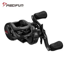 Piscifun carbono xcs carretel de arremesso 8kg arrastar 156g carretel de pesca de arremesso 8.1:1 relação de engrenagem sistema de freio duplo carretel de fundição de quadro carp fishing reel - Image 1