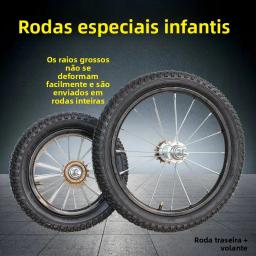 Conjunto de aro de roda de pneu de bicicleta infantil, 2/4/6/20 unidades, montagem de roda dianteira e traseira, acório... - Image 4