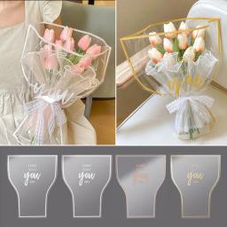 Papel De Embrulho De Flores, Suprimentos De Embalagem, Saco De Presente, Embalagem para Flores, Decoração De Casamento, Natal, Acessórios De Presente De Aniversário, 5Pcs - Image 6