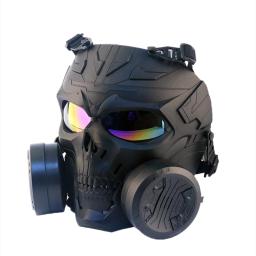 Máscara de proteção para Airsoft Tactical CS Field Gear, traje Cosplay, Halloween Festival Gift, máscara de gás manequim, esqueleto - Image 1