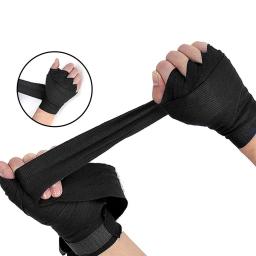 2 rolos/conjunto 1.5m/3m algodão boxe bandagem esportes cinta sanda kick boxe mma luvas de mão envolve cinto boxe esportes envoltórios bandagem - Image 2