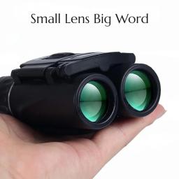Binóculos Longos para Caça e Esportes, Mini para Acampamento ao Ar Livre, Telescópio para Viagens, Poderoso Alcance HD, Poderoso, 40x22 - Image 5