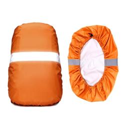 Capa de chuva mochila reflexiva Saco à prova de poeira Impermeável Tecidos impermeáveis Ao ar livre, ciclismo, camping, mochila para caminhadas Pacote de viagem - Image 6