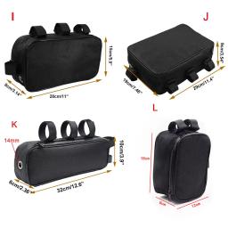Bicycle Tube Frame Pack Bag, caixa de bateria, caixa de ferramentas frontal, MTB, Ebike, armazenamento - Image 4