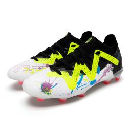 Botas de futebol baixo nu para homens, sapatos de futebol de sola TF, confortável e respirável, sapatos de treinamento ao ar livre, tamanho 35-45 - Image 1