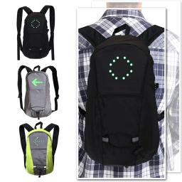 Mochila de bicicleta com LED Turn Signal Light, Ciclismo Bag, controle remoto sem fio, Escalada ao ar livre, Viagem Bagpack, 15L - Image 4