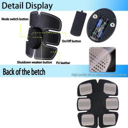 Estimulador muscular sem fio ems, toner abs, treinador de quadril abdominal, perda de peso, modelador de fitness, massageador elétrico de emagrecimento corporal - Image 6