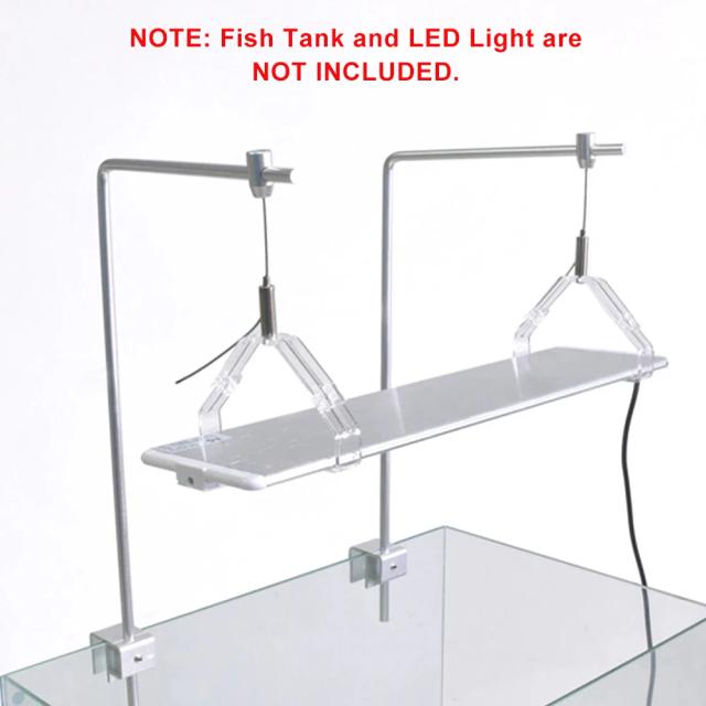 Suporte Ajustável Universal para Luz de Aquário - Kit de Suspensão e Acessórios para Tanques de Peixes