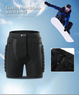 WOSAWE-Calções Protetores de Quadril Motocross para Homens, Equipamento de Skate EVA, Equipamento Protetor, Quadril Acochoado, Motocicleta, Snowboard, Esqui - Image 4
