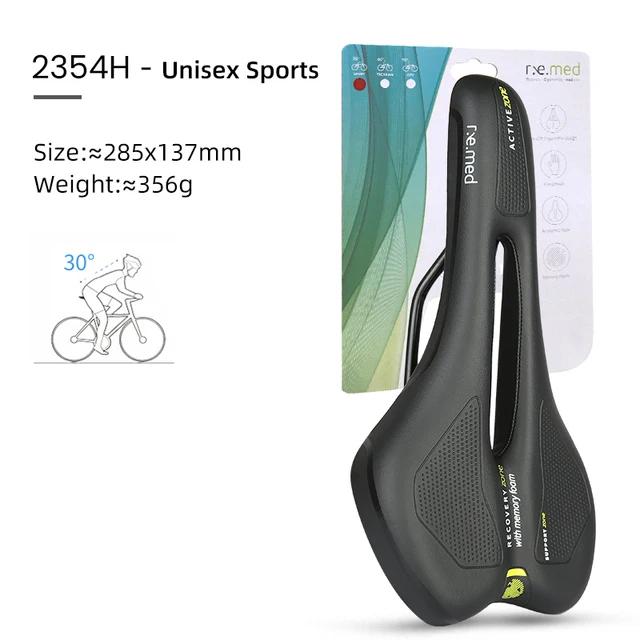 SR-Sela de bicicleta confortável para homens e mulheres, assento MTB macio, bicicleta de estrada, esporte, off-road, casual, à prova de choque, ciclismo, sela de espuma oca - Image 1