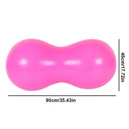 Bola de amendoim anti explosão bola de exercício multi-função pvc bola de fitness antiderrapante bola de yoga inflável para treinamento de força central - Image 6