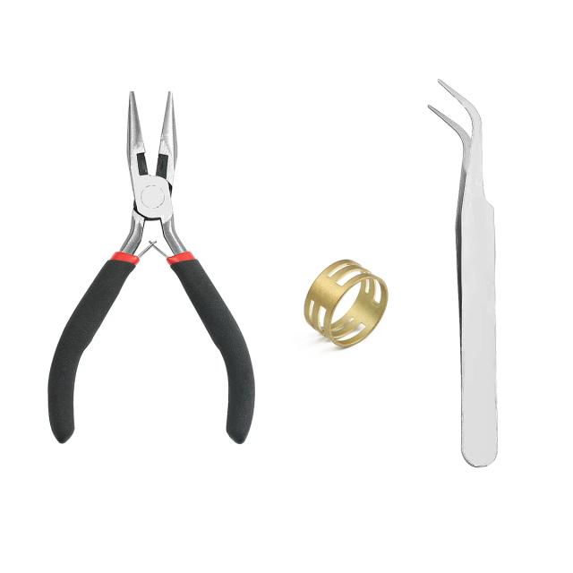Fecho de Lagosta e Jump Rings para Jóias DIY: Conjunto de Acessórios, Ganchos de Brinco e Ferramentas de Reparo