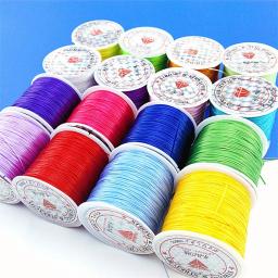 Stretch Elastic Nylon Beading Cord Corda, DIY Jóias, Fio Colorido, Pulseiras e Colares, 10 Metros, 0.6mm, 1 Rolo - Image 5