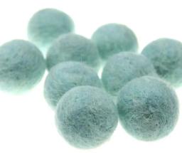 Bolas redondas de feltro de lã para decoração de casa DIY, pompons de cores mistas, presentes de Natal, 20 mm, 10 unidades por lote - Image 2