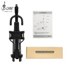 Portátil Dobrável Digital Sopro Suporte de Instrumento, Universal Ajustável, Recolhidos Piso, Suporte para Ukulele, Violino, Banjo, Saxofone - Image 1