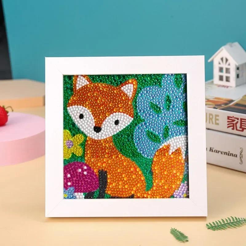 Novo diy kits de mosaico carft diamante artes e ofícios para crianças brilhantes 5d kits de pintura diamante para crianças até 5 simrs velhos - Image 1