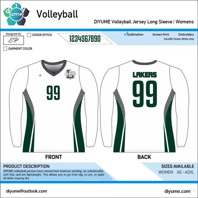 Jerseys Personalizados de Voleibol para Homens, Mulheres e Crianças - Camisetas de Treinamento Respiráveis de Manga Longa e V-neck com Sublimação Nova