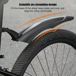 Guarda de lama mtb, pneu de ciclismo, liberação rápida, para-lamas de cascalho, dianteiro/traseiro, proteção contra chuva para mtb, montanha e estrada - Image 6