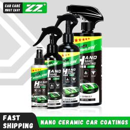 Nano Ceramic Car Coating Kit, Auto Detalhamento de Produtos, Líquido Spray Polish, Filme de cera, Paint Care, Acessórios Protetores, 500ml - Image 1
