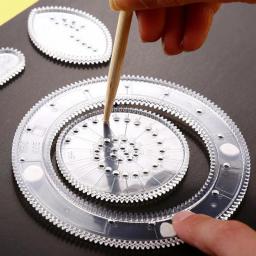Spirograph Drawing Toys Set, Engrenagens Interligadas, Rodas, Acessórios de Pintura, Brinquedo Educativo Criativo - Image 4