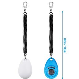 2/pacote de treinamento do cão clicker com alça de pulso ajustável durável leve fácil de usar para gatos filhote de cachorro aves cavalos - Image 6
