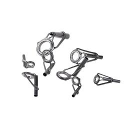 FishTrip 5 peças de guia de vara de pesca, kit de reparo superior de ponta, anel cerâmico de aço inoxidável 1.8mm ~ 8.0mm, substituição de construção de vara de pesca - Image 6