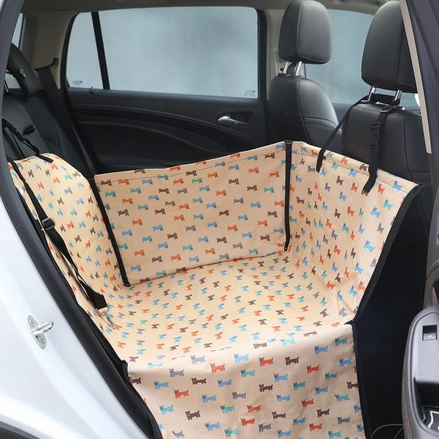 Capa Protetora para Carro Cawayi: Assento para Transporte Seguro de Cães e Gatos com Cobertor e Rede Traseira