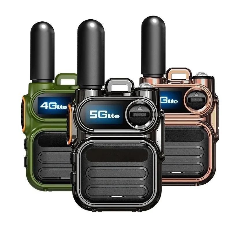 Walkie-talkie global 5000 quilômetros rede pública mini cartão 4G aparelho de comércio exterior europeu e americano - Image 1