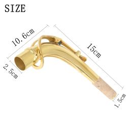 HK-LADE-Tenor Saxofone Alto Bent Neck com madeira macia, latão Sax Bent Neck, Acessórios Instrumento de Sopro, High-End Carton - Image 2