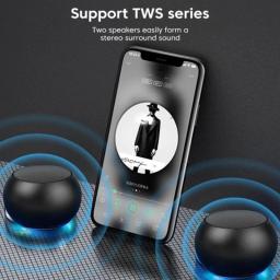 Caixa de música sem fio Mini Bluetooth, Subwoofer portátil M3, alto-falante impermeável TWS, livre - Image 3