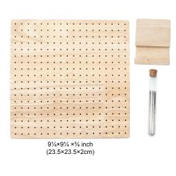 Wood Crochet Blocking Board Kit com haste de aço inoxidável, Pinos para tricô Granny Squares, Crafting Lovers Gifts - Image 6