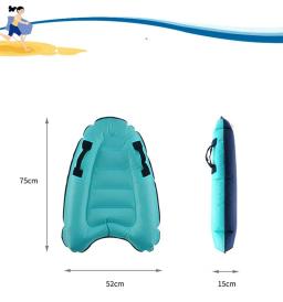 Prancha portátil inflável ao ar livre, Kickboard leve, Sea Surf, Wakeboard para adultos e crianças, natação, seguro - Image 6